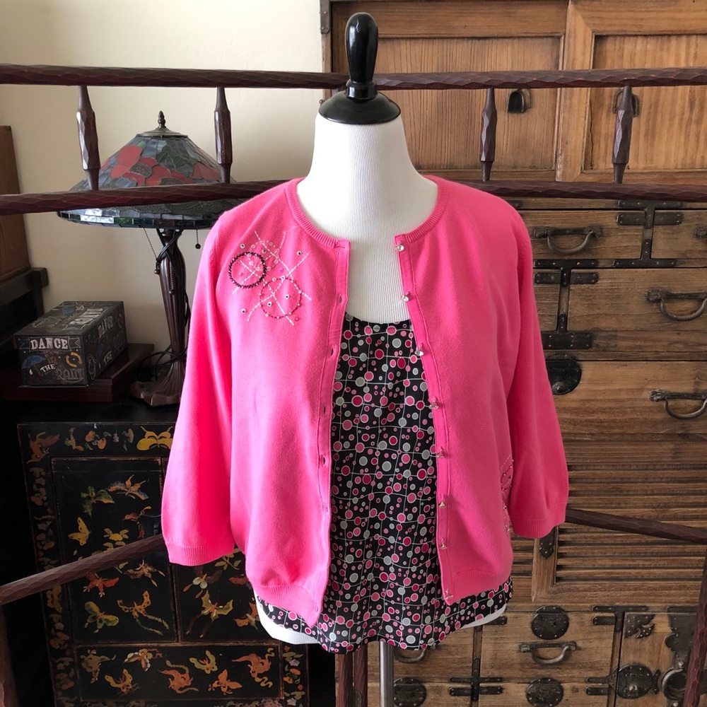 MARISA CHRISTINA Twinset Cardigan & Shell